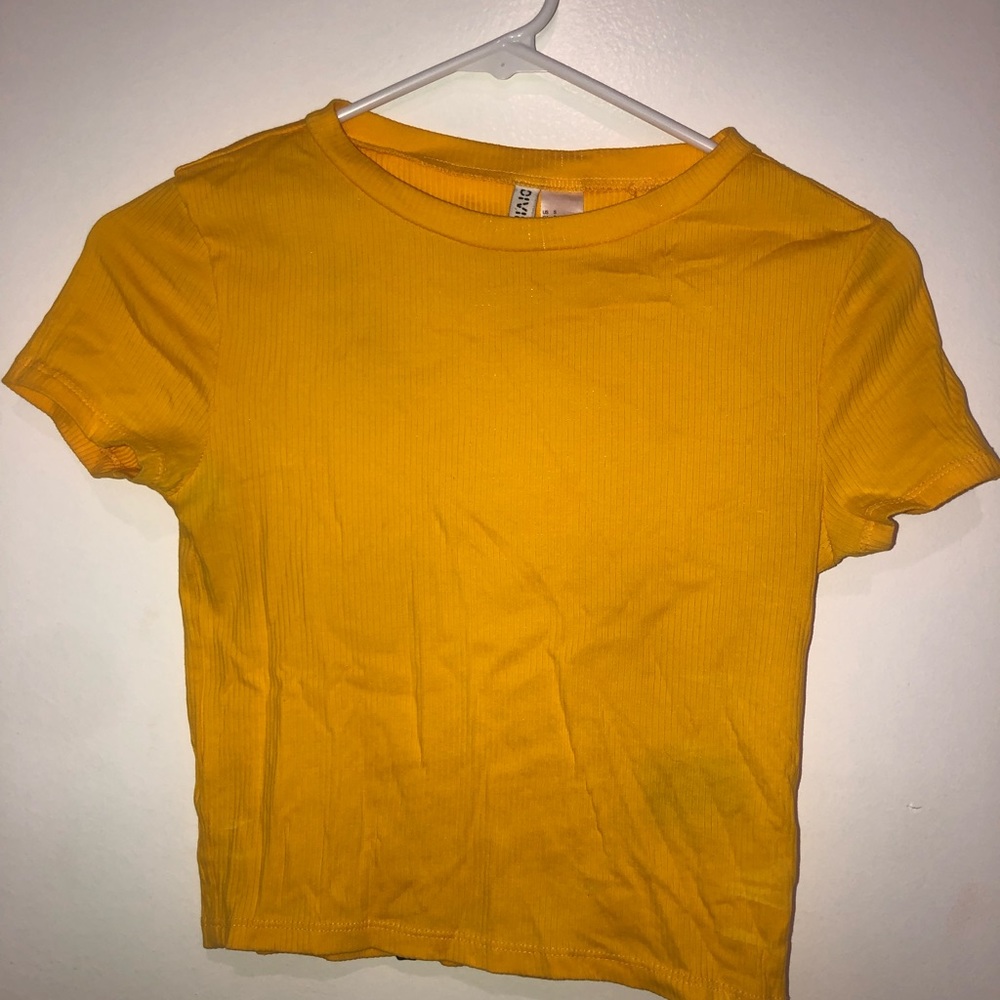 Yellow Crop Top